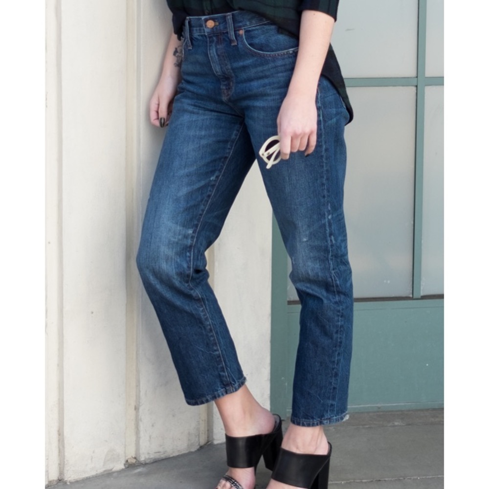 Madewell cruiser straight crop jeans NWT